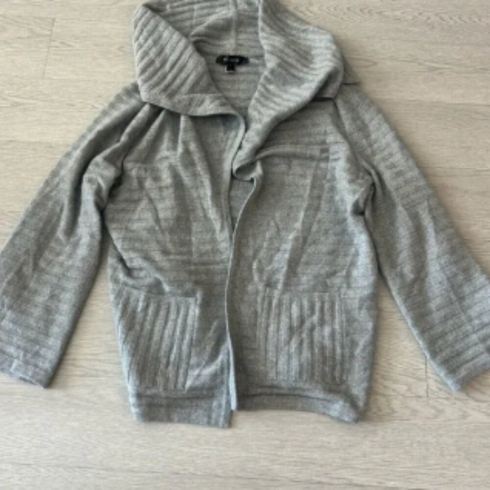 St. John 100% Cashmere Open Cardigan Size XL